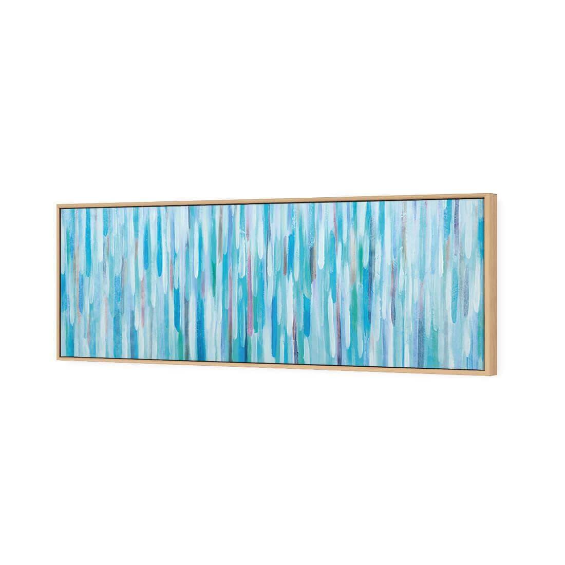 Painted Rain, Teal (Long) - Wall Art Designs - 2758_EL_H WAD_CP - MPY - 260 - M - S - S_60x20_S - 1550 - OAK