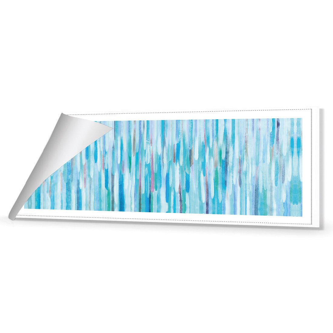 Painted Rain, Teal (Long) - Wall Art Designs - 2758_EL_H WAD_CP - MPY - 260 - M - R_60x20_NONE