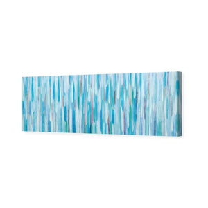 Painted Rain, Teal (Long) - Wall Art Designs - 2758_EL_H WAD_CP - MPY - 260 - M - S - S_60x20_NONE
