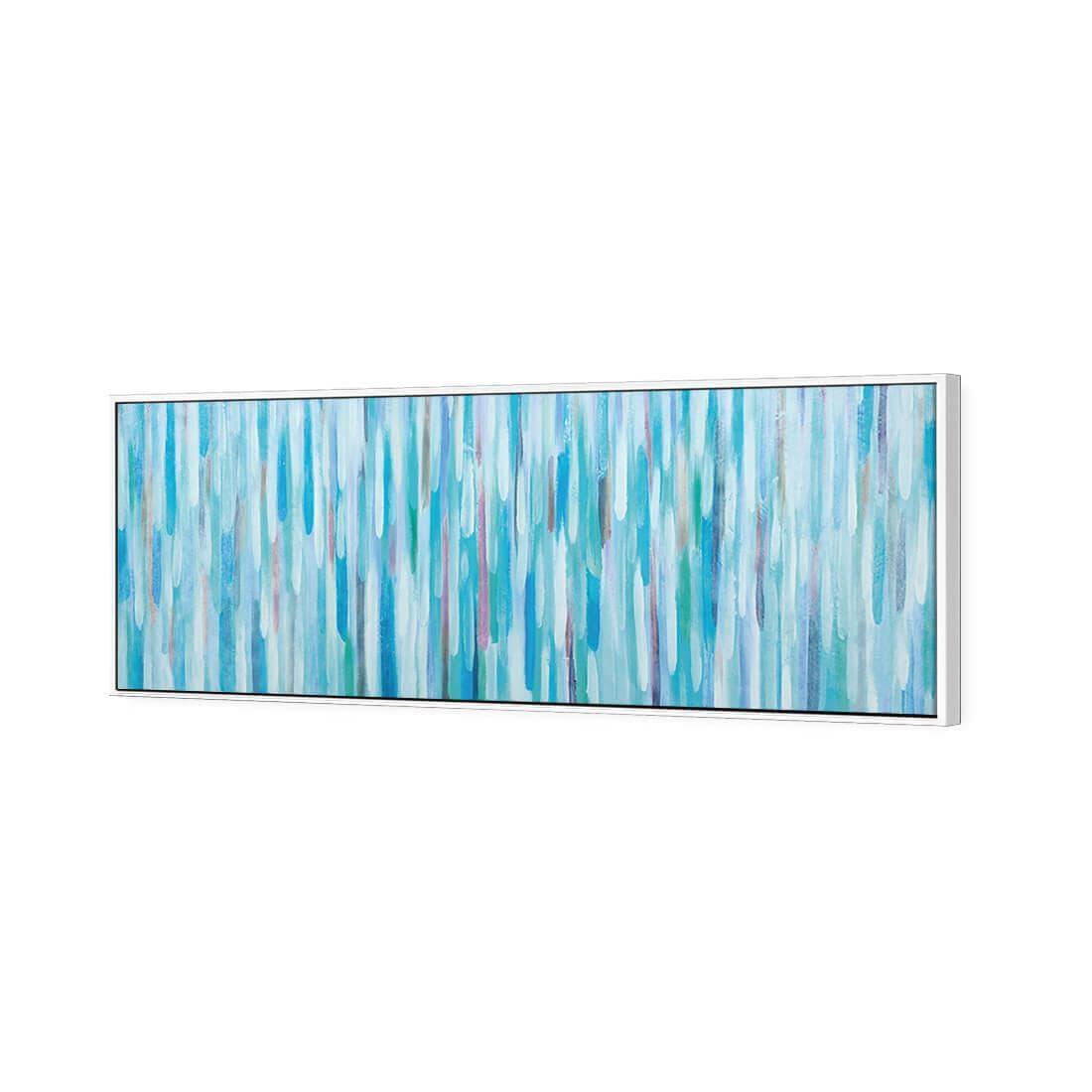 Painted Rain, Teal (Long) - Wall Art Designs - 2758_EL_H WAD_CP - MPY - 260 - M - S - S_60x20_S - 1550 - WHT