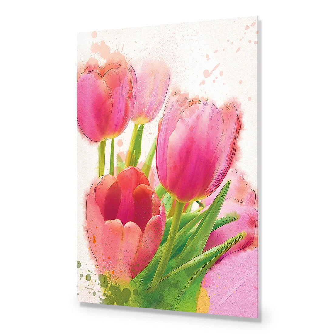 Painted Tulips - Wall Art Designs - 1458_AR_V WAD_AP - 030 - EDG_45x30_NONE