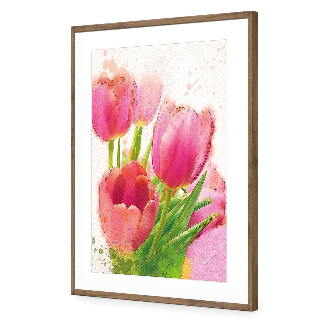 Painted Tulips - Wall Art Designs - 1458_AR_V WAD_AP - 030 - MAT_45x30_S - 2538 - NAT