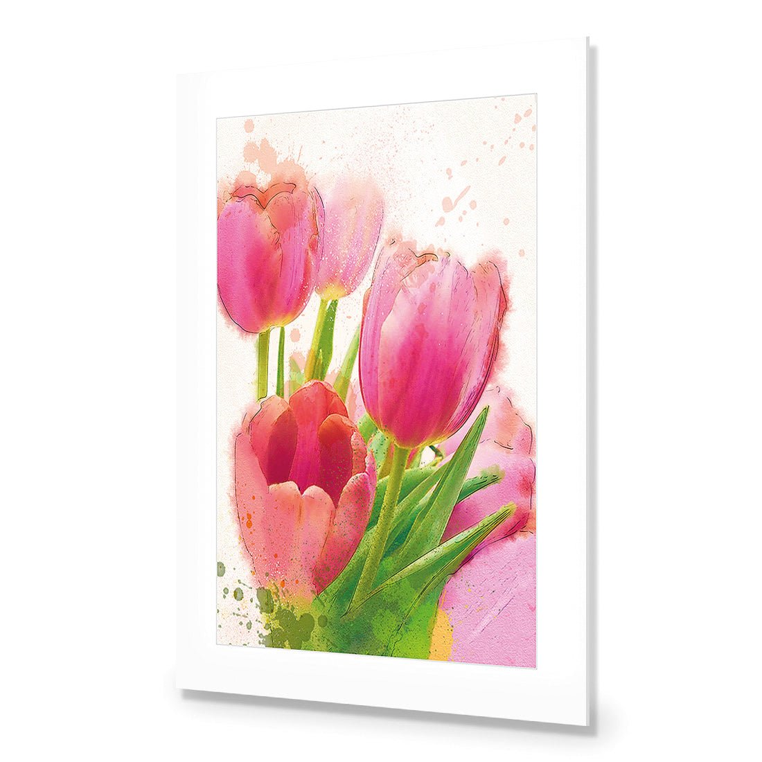 Painted Tulips - Wall Art Designs - 1458_AR_V WAD_AP - 030 - MAT_45x30_NONE