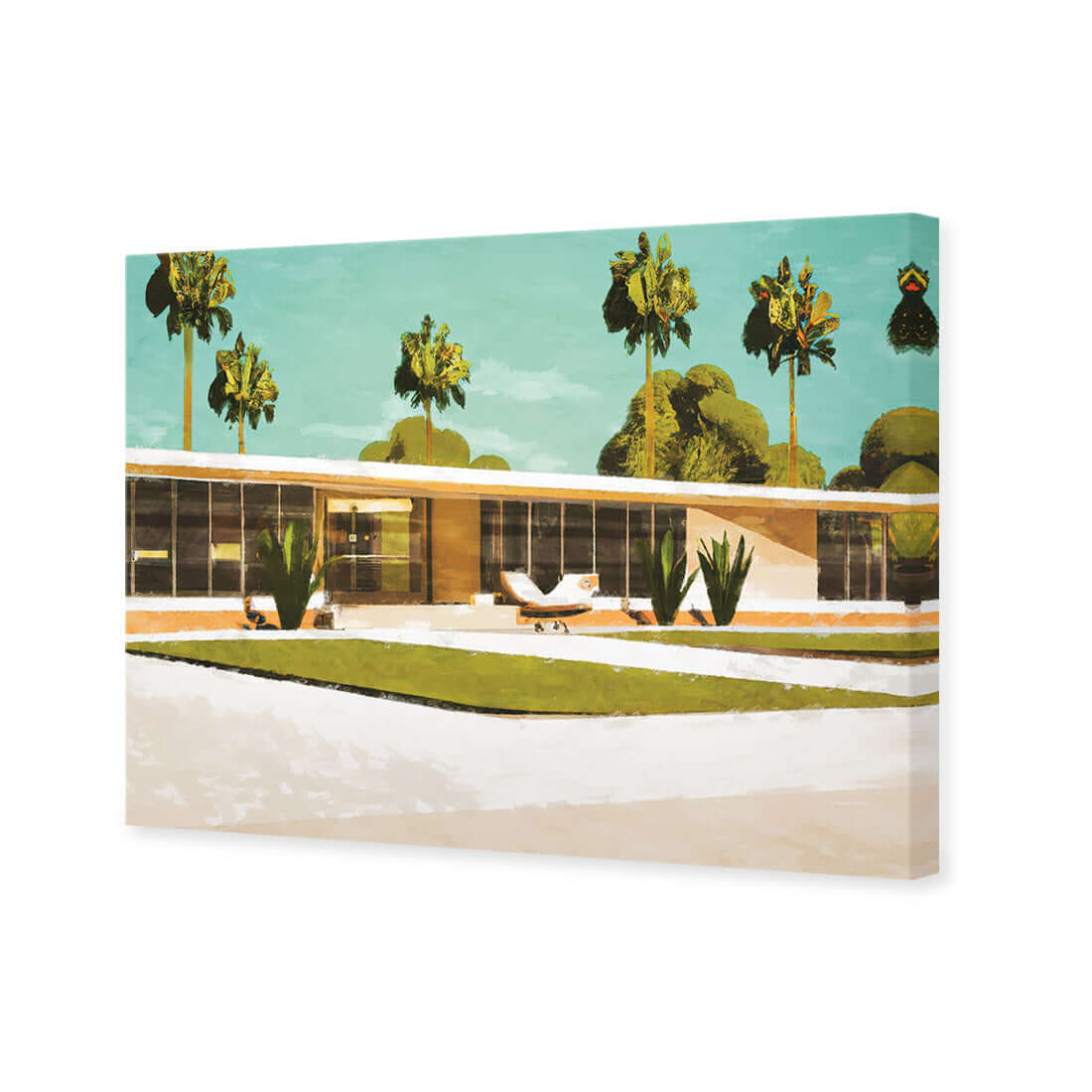 Palm Springs Impression | Classic Canvas | No Frame | Stretched Canvas