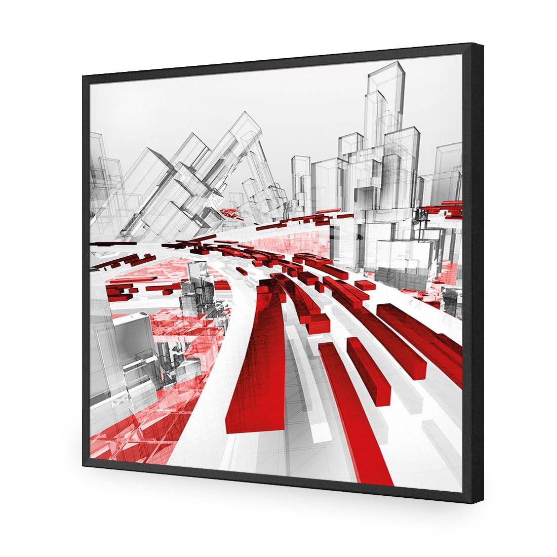 Passing Traffic (square) - Wall Art Designs - 1444_AS_Q WAD_AP - 030 - EDG_37x37_S - 2538 - BLK