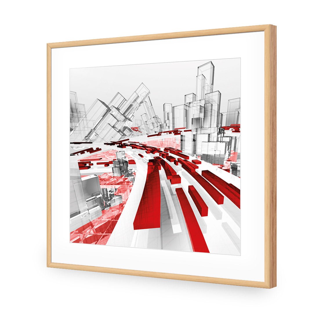 Passing Traffic (square) - Wall Art Designs - 1444_AS_Q WAD_AP - 030 - MAT_37x37_S - 2538 - OAK