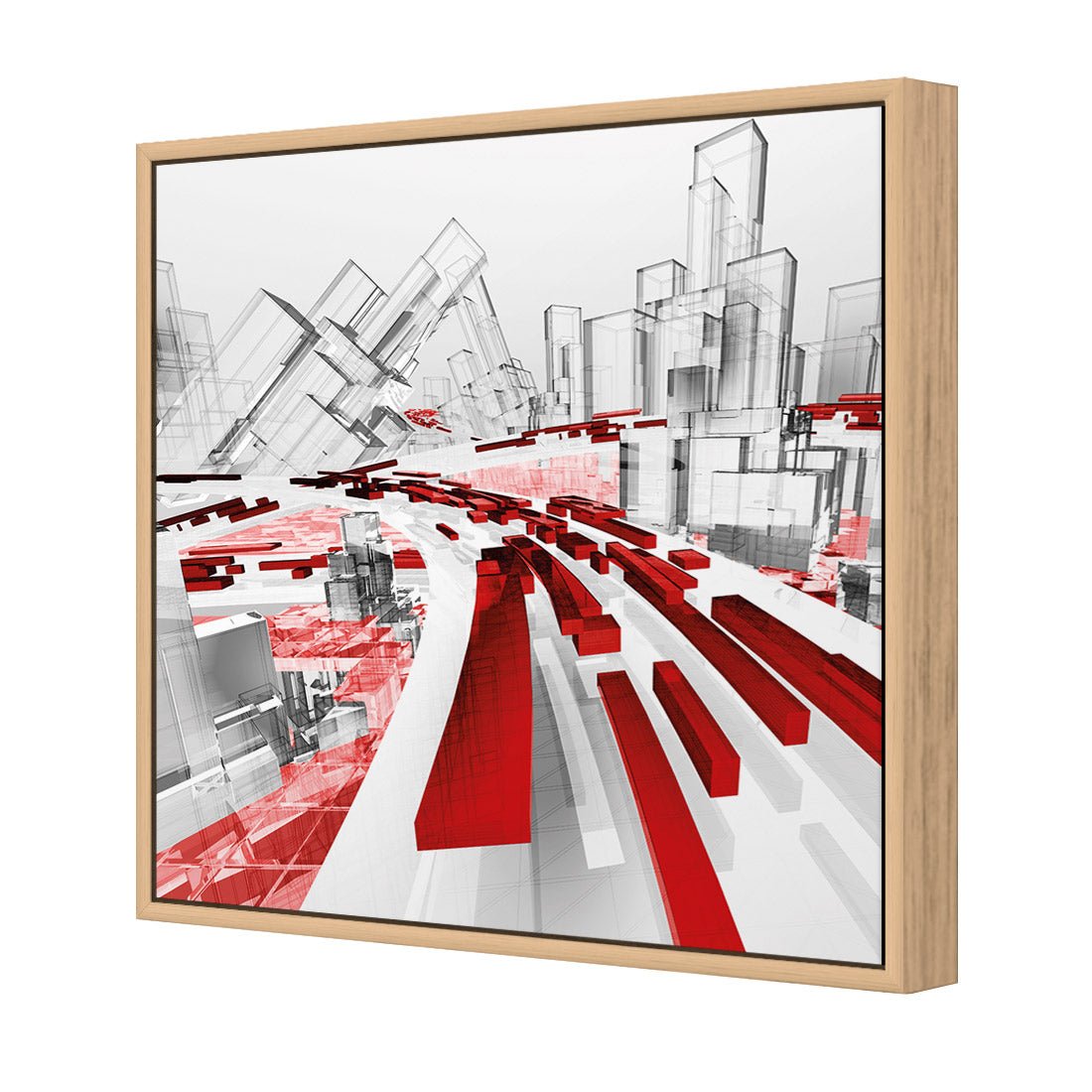 Passing Traffic (square) - Wall Art Designs - 1444_AS_Q WAD_CP - MPY - 260 - M - S - S_37x37_S - 1550 - OAK