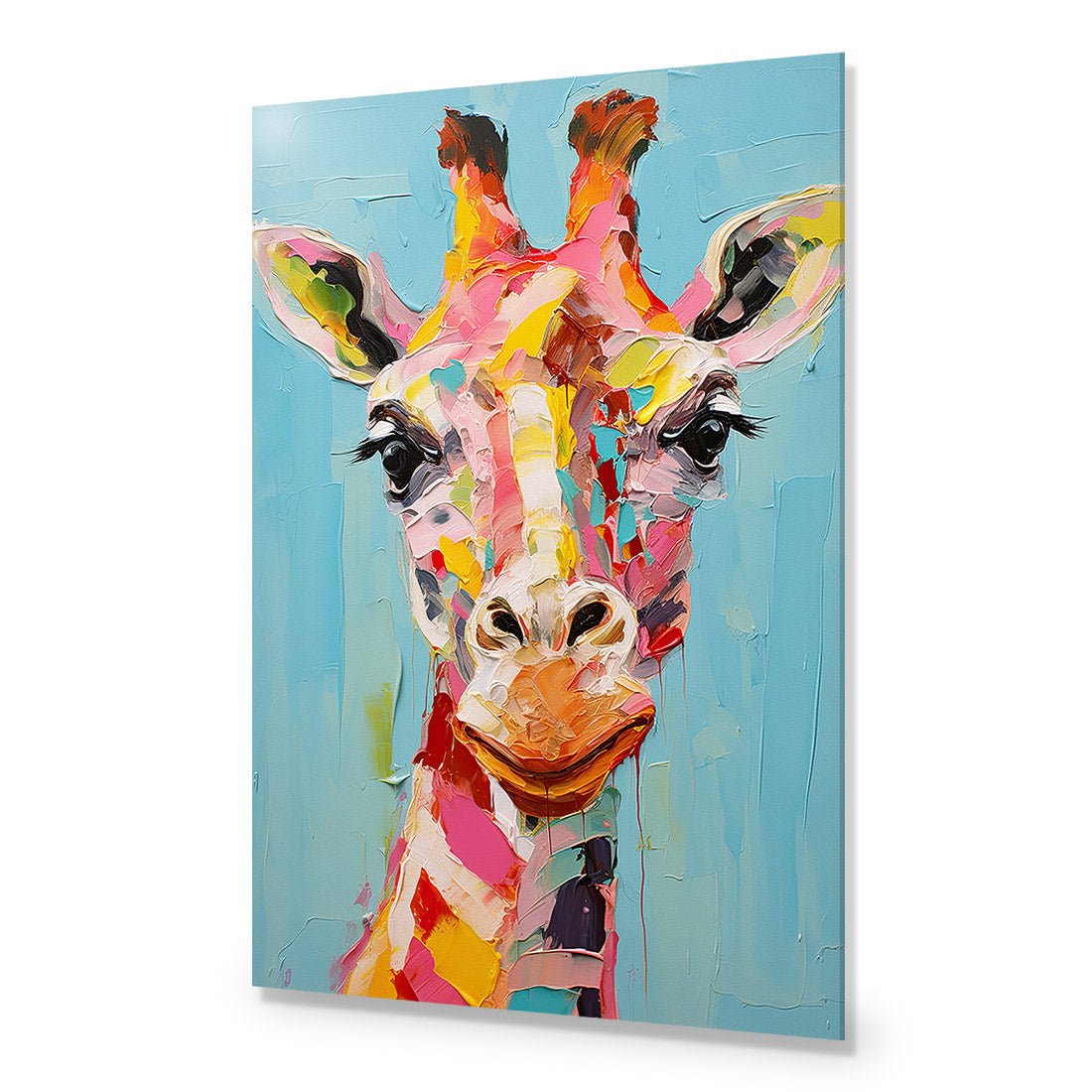 Pastel Painted Giraffe - Wall Art Designs - WH_1289_AR_V WAD_AP - 030 - EDG_45x30_NONE