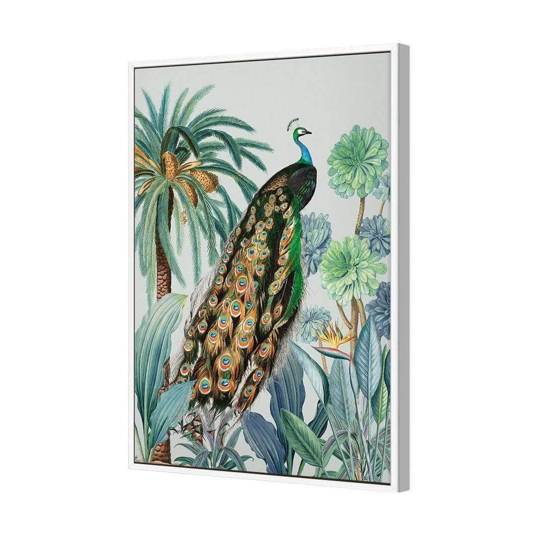 Peacock Bliss - Wall Art Designs - AU_1231_AR_V WAD_CP - MPY - 260 - M - S - S_45x30_S - 1550 - WHT