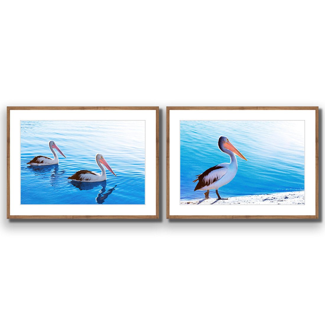 Pelican Perfect Pair - Wall Art Designs - SET2_5023_AR_H WAD_AP - 030 - MAT_45x30_S - 2538 - NAT