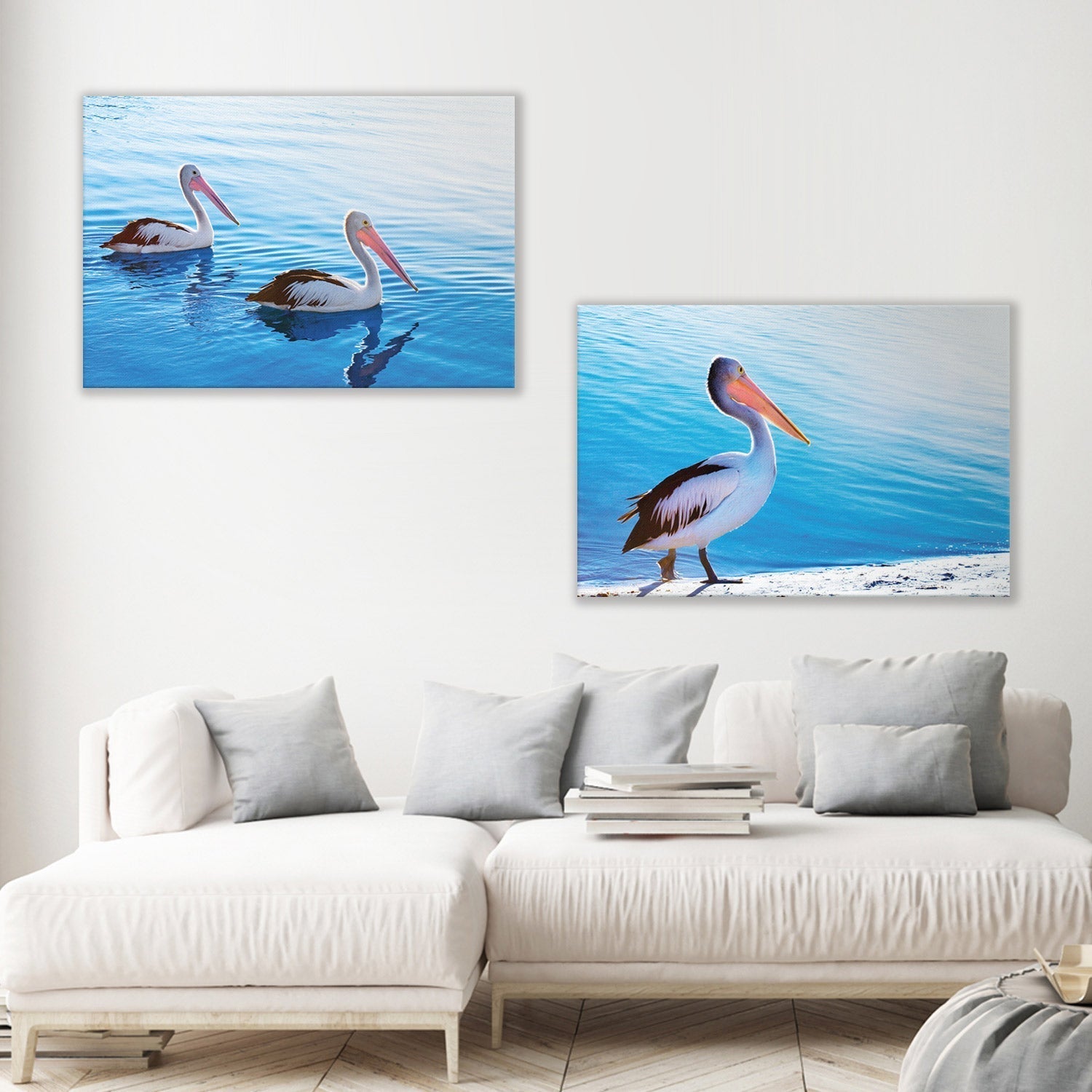 Pelican Perfect Pair - Wall Art Designs - SET2_5023_AR_H WAD_CP - MPY - 260 - M - S - S_45x30_NONE