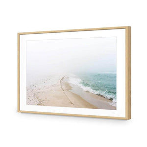 Pensacola Shore | Classic Acrylic | Flat Frame With Border | Oak