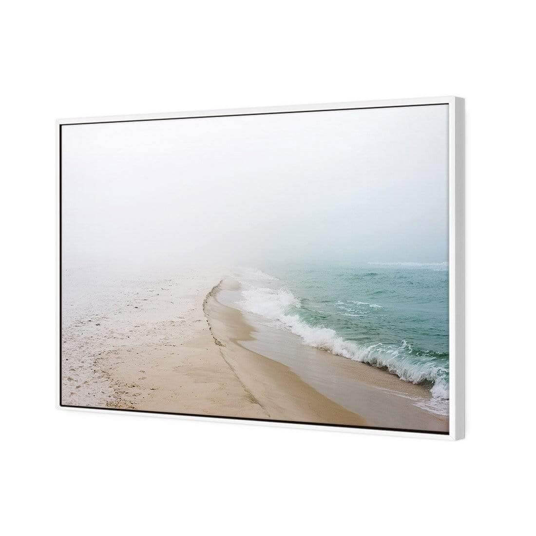 Pensacola Shore | Classic Canvas | Floating Frame | White