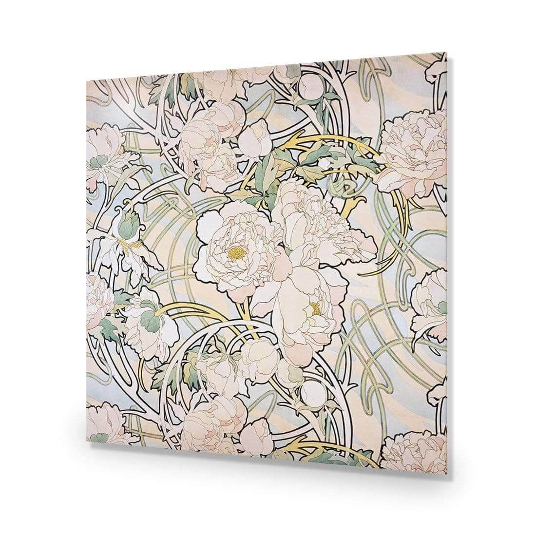 Peonies by Alphonse Mucha - Wall Art Designs - 4098_AS_Q WAD_AP - 030 - EDG_37x37_NONE