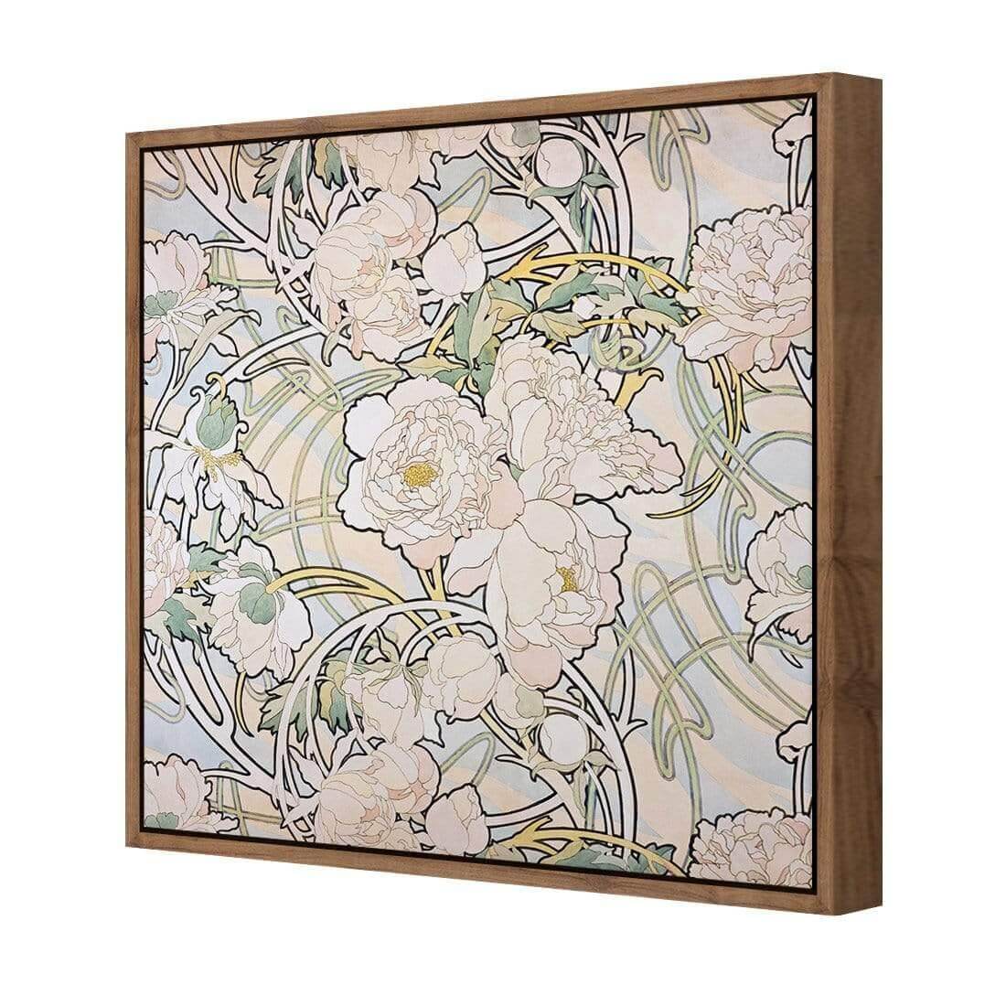 Peonies by Alphonse Mucha - Wall Art Designs - 4098_AS_Q WAD_CP - MPY - 260 - M - S - S_37x37_S - 1550 - NAT