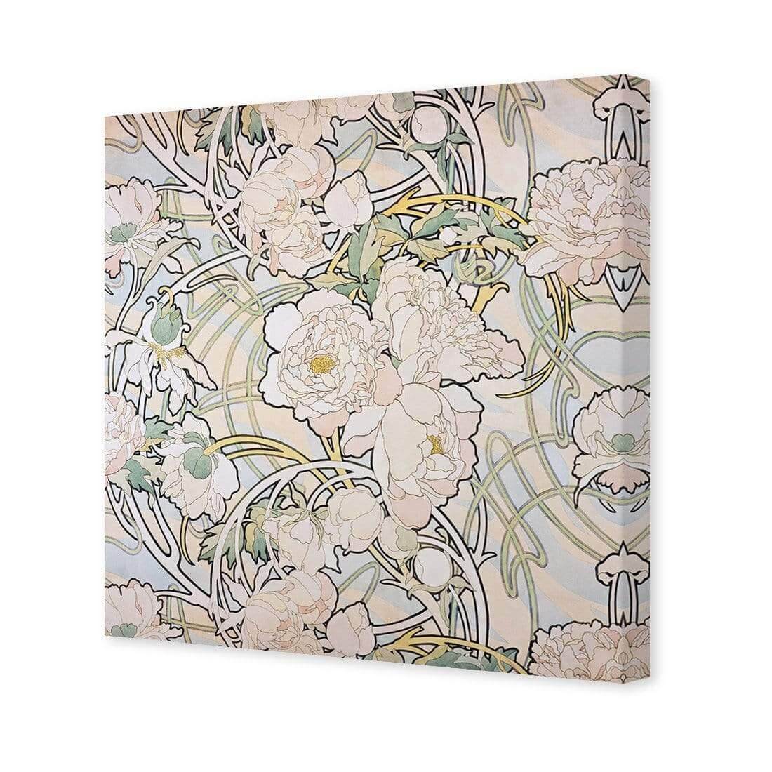 Peonies by Alphonse Mucha - Wall Art Designs - 4098_AS_Q WAD_CP - MPY - 260 - M - S - S_37x37_NONE