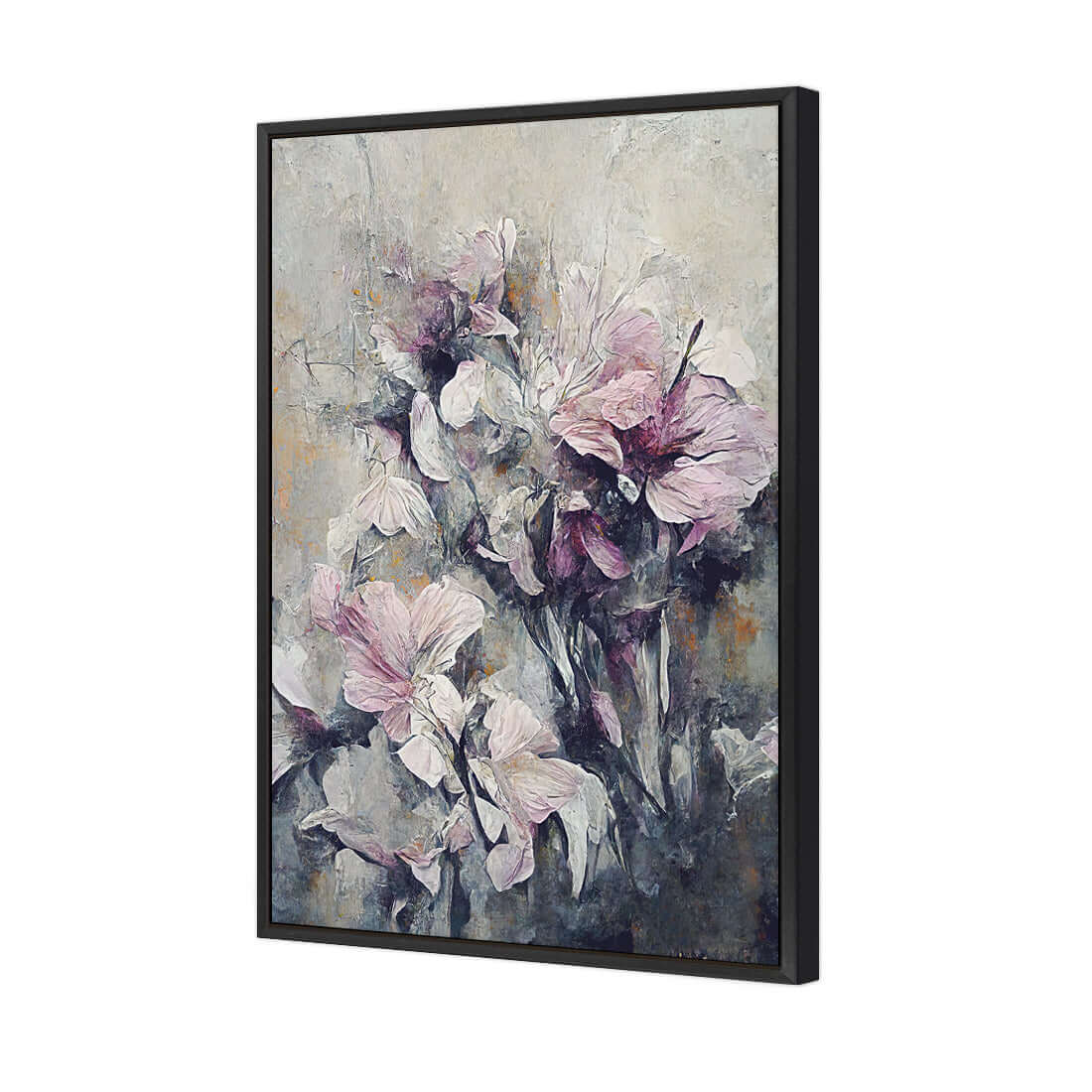 Pink Floral - Wall Art Designs - WH_1040_AR_V WAD_CP - MPY - 260 - M - S - S_45x30_S - 1550 - BLK