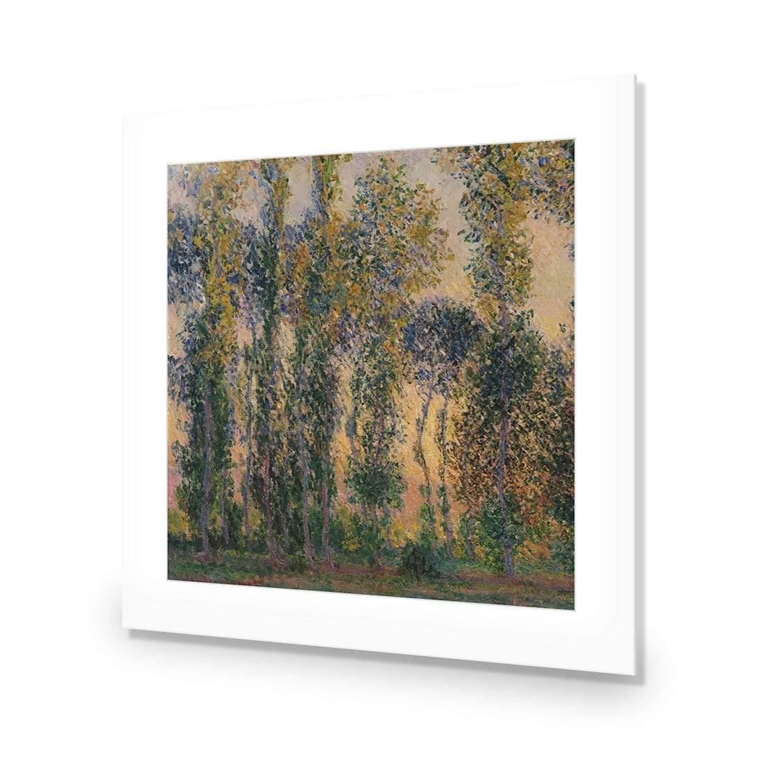 Poplars At Giverny Sunrise by Monet - Wall Art Designs - 3813_AS_Q WAD_AP - 030 - MAT_37x37_NONE