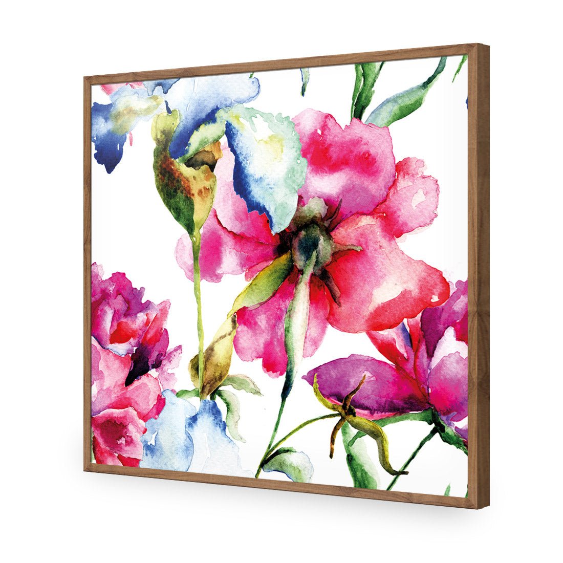 Poppies and Irises (square) - Wall Art Designs - 2197_AS_Q WAD_AP - 030 - EDG_37x37_S - 2538 - NAT