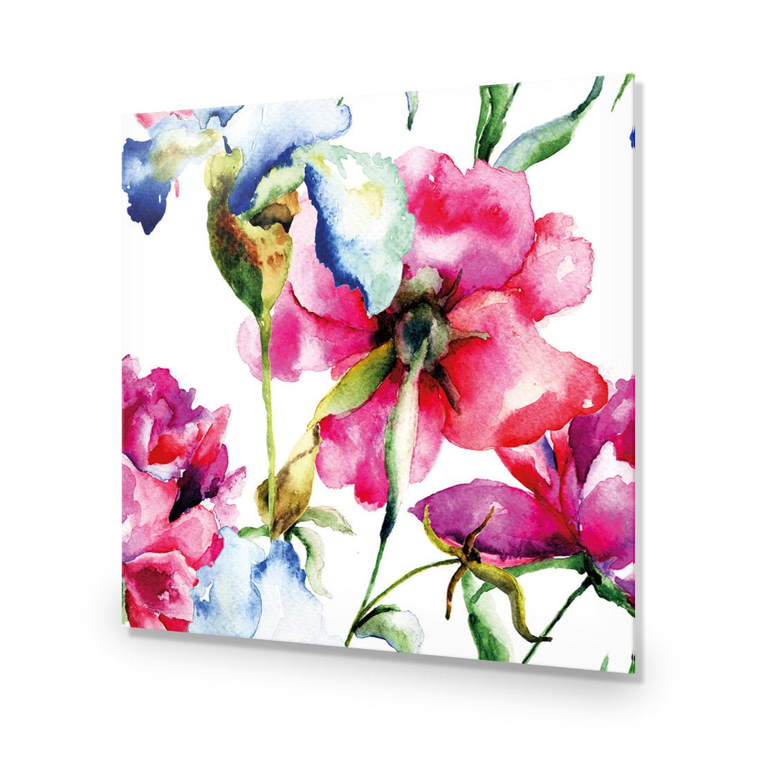 Poppies and Irises (square) - Wall Art Designs - 2197_AS_Q WAD_AP - 030 - EDG_37x37_NONE