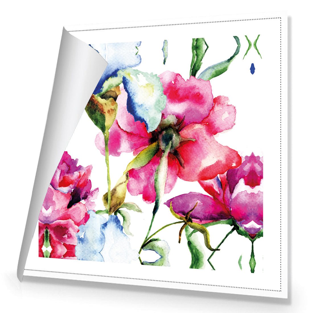 Poppies and Irises (square) - Wall Art Designs - 2197_AS_Q WAD_CP - MPY - 260 - M - R_37x37_NONE