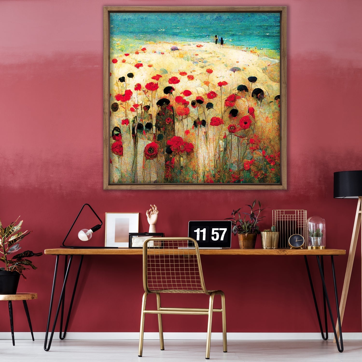 Poppies on the Beach