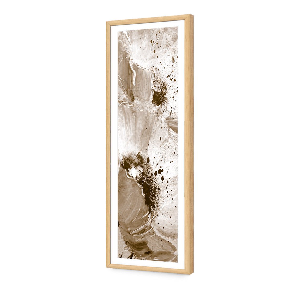 Poppy Art, Sepia (Long) - Wall Art Designs - 1227_CL_V WAD_AP - 030 - MAT_90x30_S - 2538 - OAK