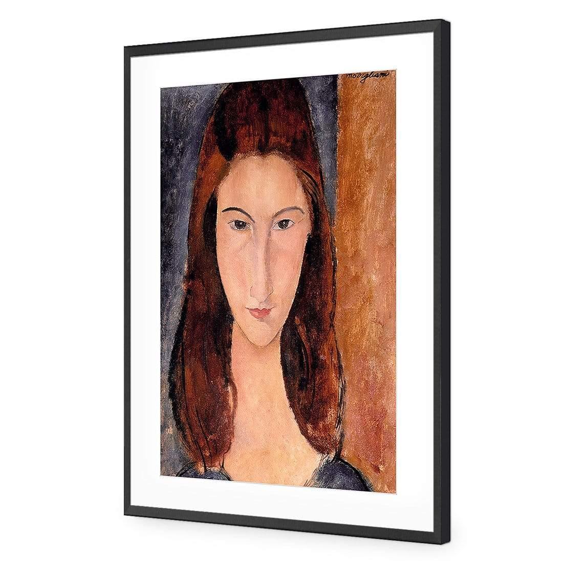 Portrait of Jeanne Hebuterne By Modigliani - Wall Art Designs - 3398_AR_V WAD_AP - 030 - MAT_45x30_S - 2538 - BLK