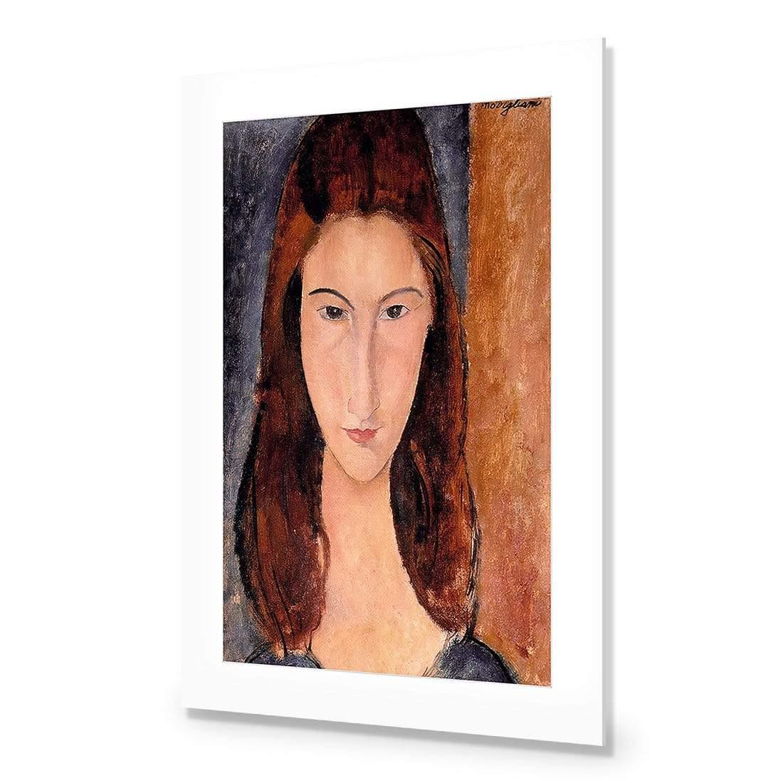 Portrait of Jeanne Hebuterne By Modigliani - Wall Art Designs - 3398_AR_V WAD_AP - 030 - MAT_45x30_NONE