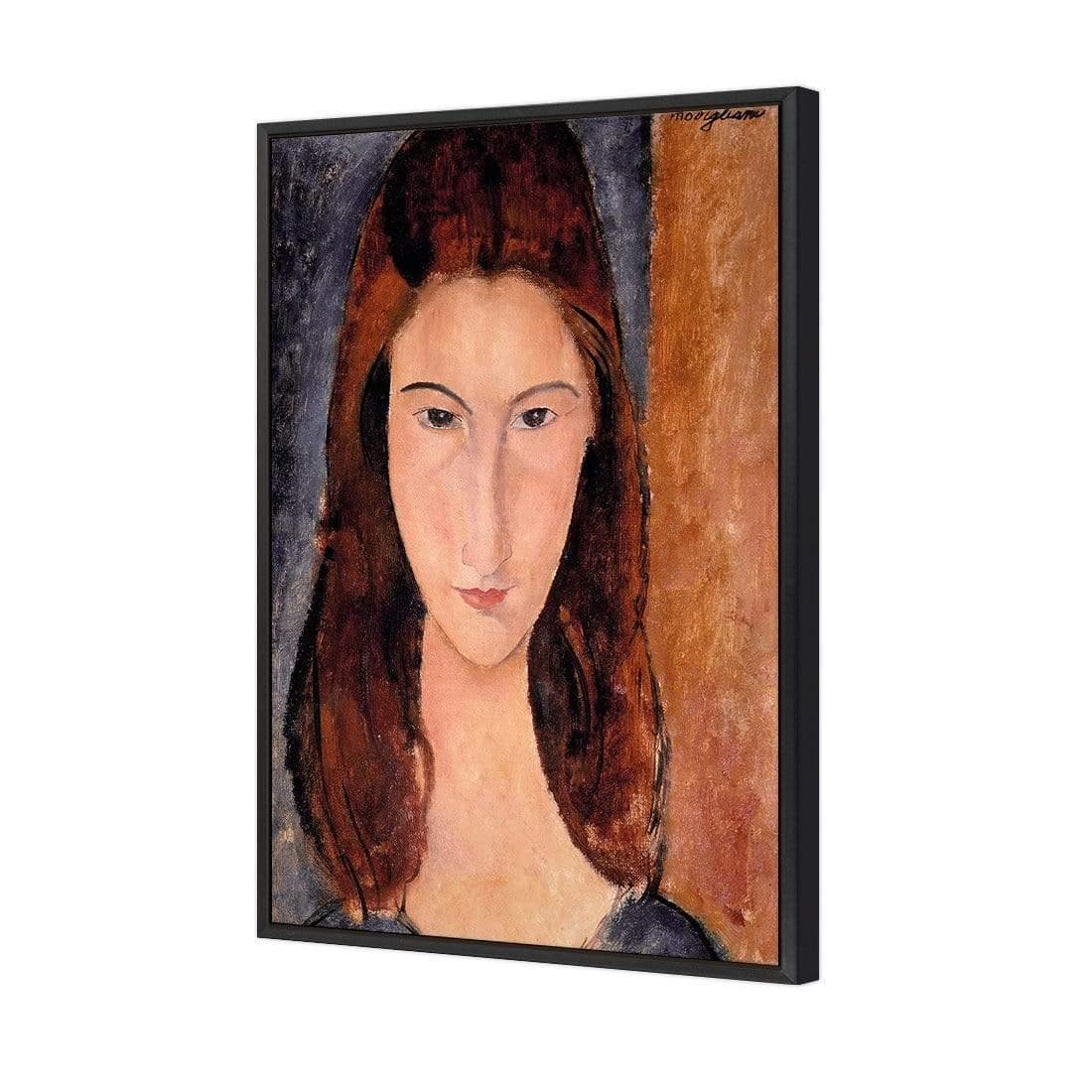 Portrait of Jeanne Hebuterne By Modigliani - Wall Art Designs - 3398_AR_V WAD_CP - MPY - 260 - M - S - S_45x30_S - 1550 - BLK