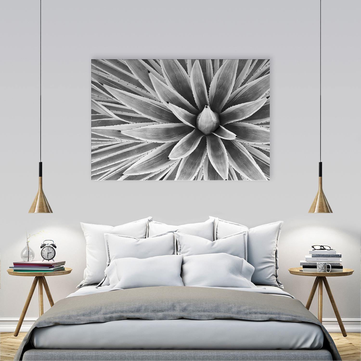 Prickly Perfect, Black and White (Landscape) - Wall Art Designs - 3034_BR_H WAD_CP - MPY - 260 - M - S - S_45x30_NONE