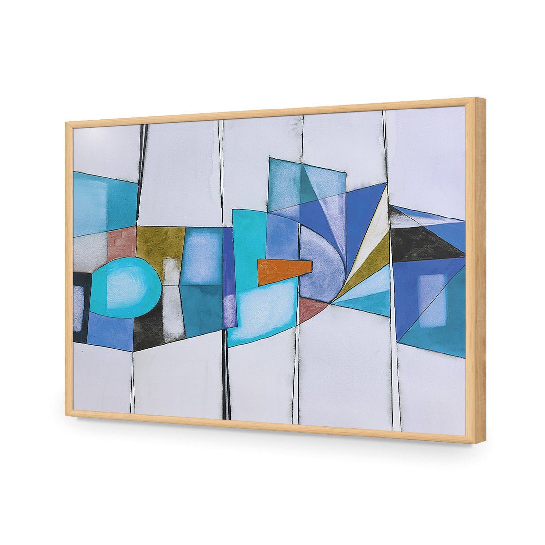 Quirky, Blue - Wall Art Designs - 2517_DR_H WAD_AP - 030 - EDG_45x30_S - 2538 - OAK