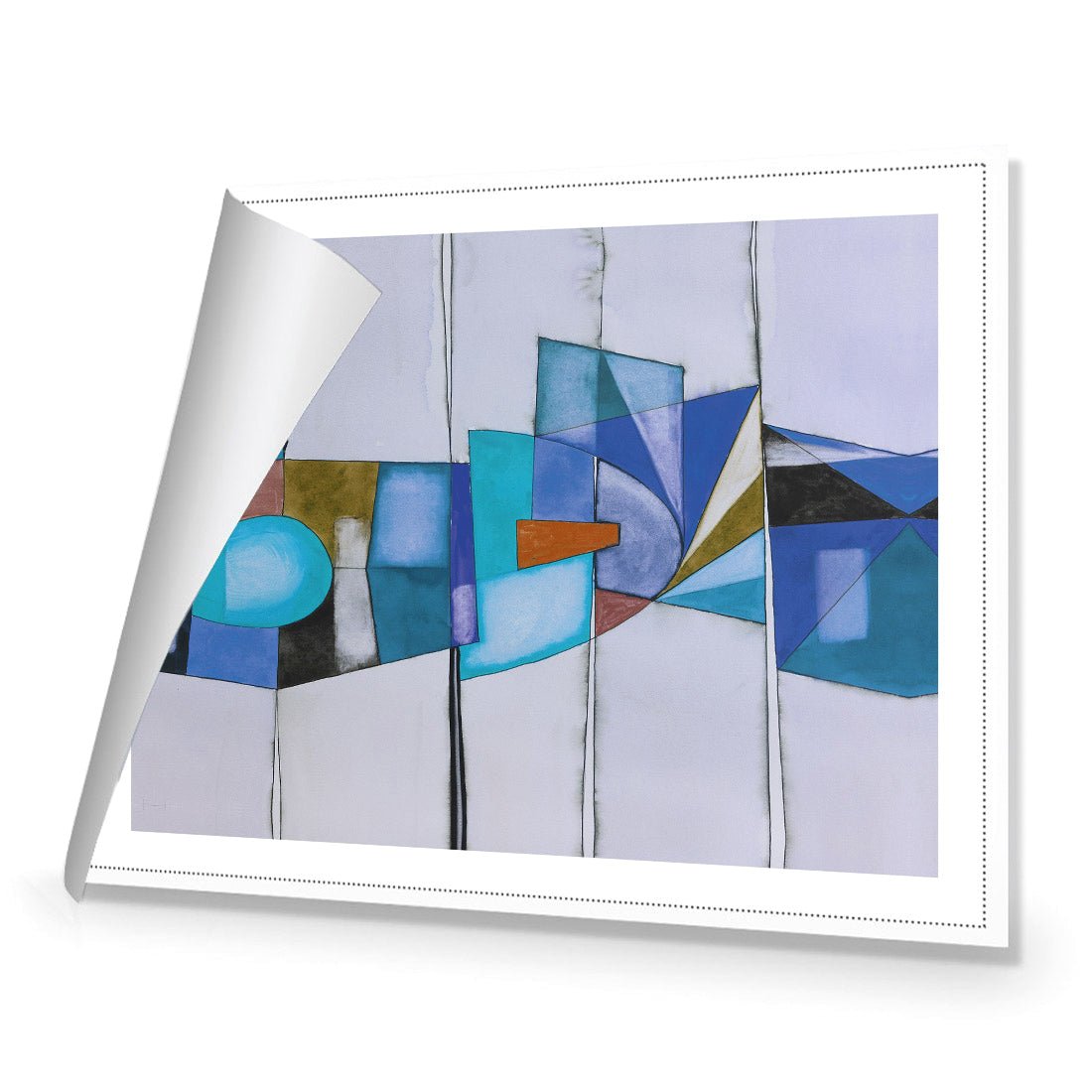 Quirky, Blue - Wall Art Designs - 2517_DR_H WAD_CP - MPY - 260 - M - R_45x30_NONE