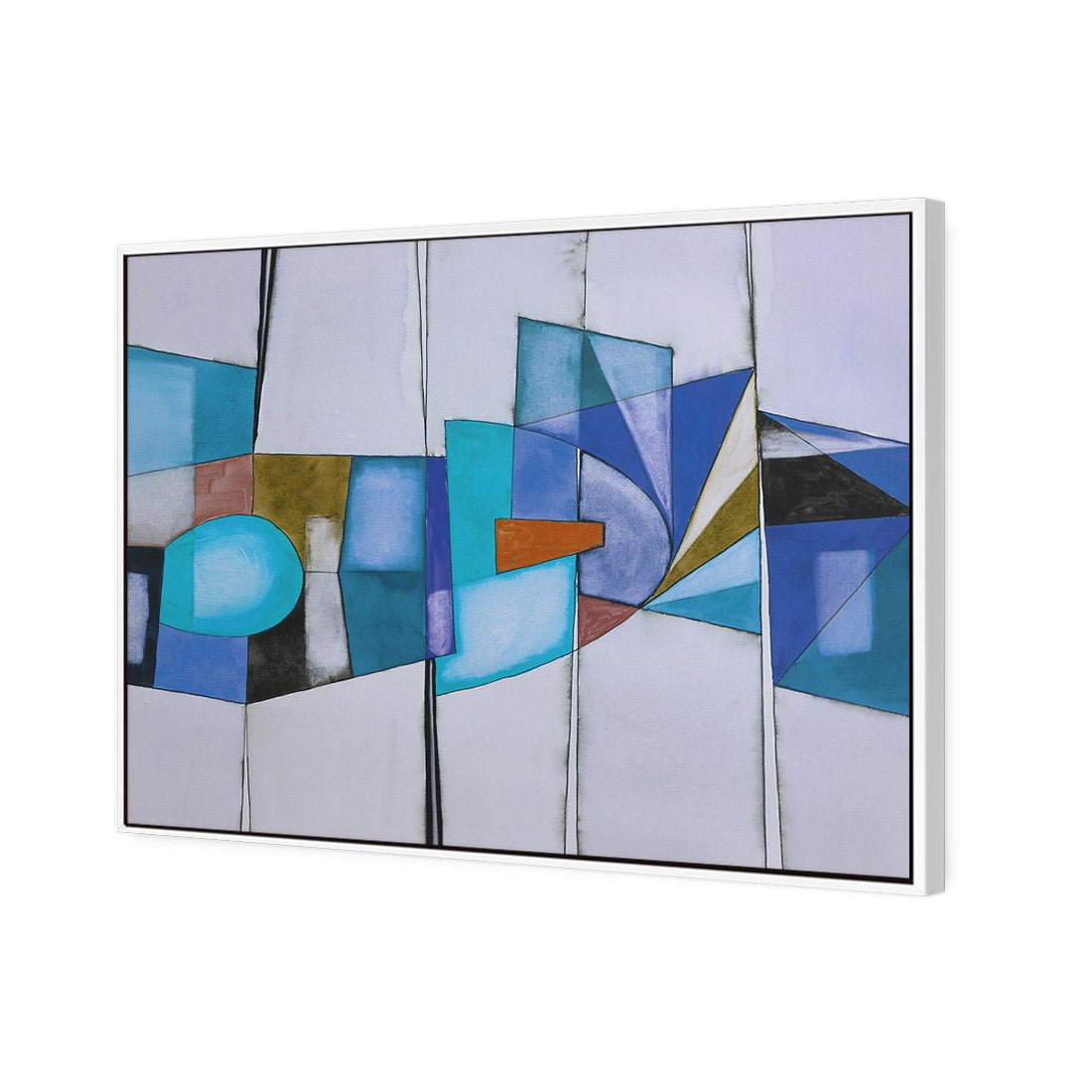 Quirky, Blue - Wall Art Designs - 2517_DR_H WAD_CP - MPY - 260 - M - S - S_45x30_S - 1550 - WHT