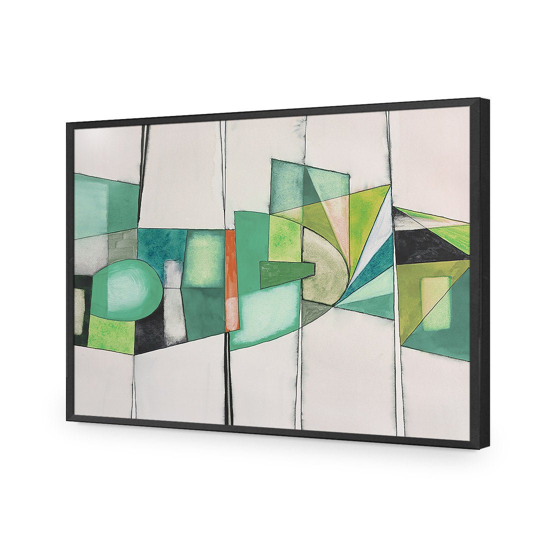 Quirky, Green - Wall Art Designs - 2517_ER_H WAD_AP - 030 - EDG_45x30_S - 2538 - BLK