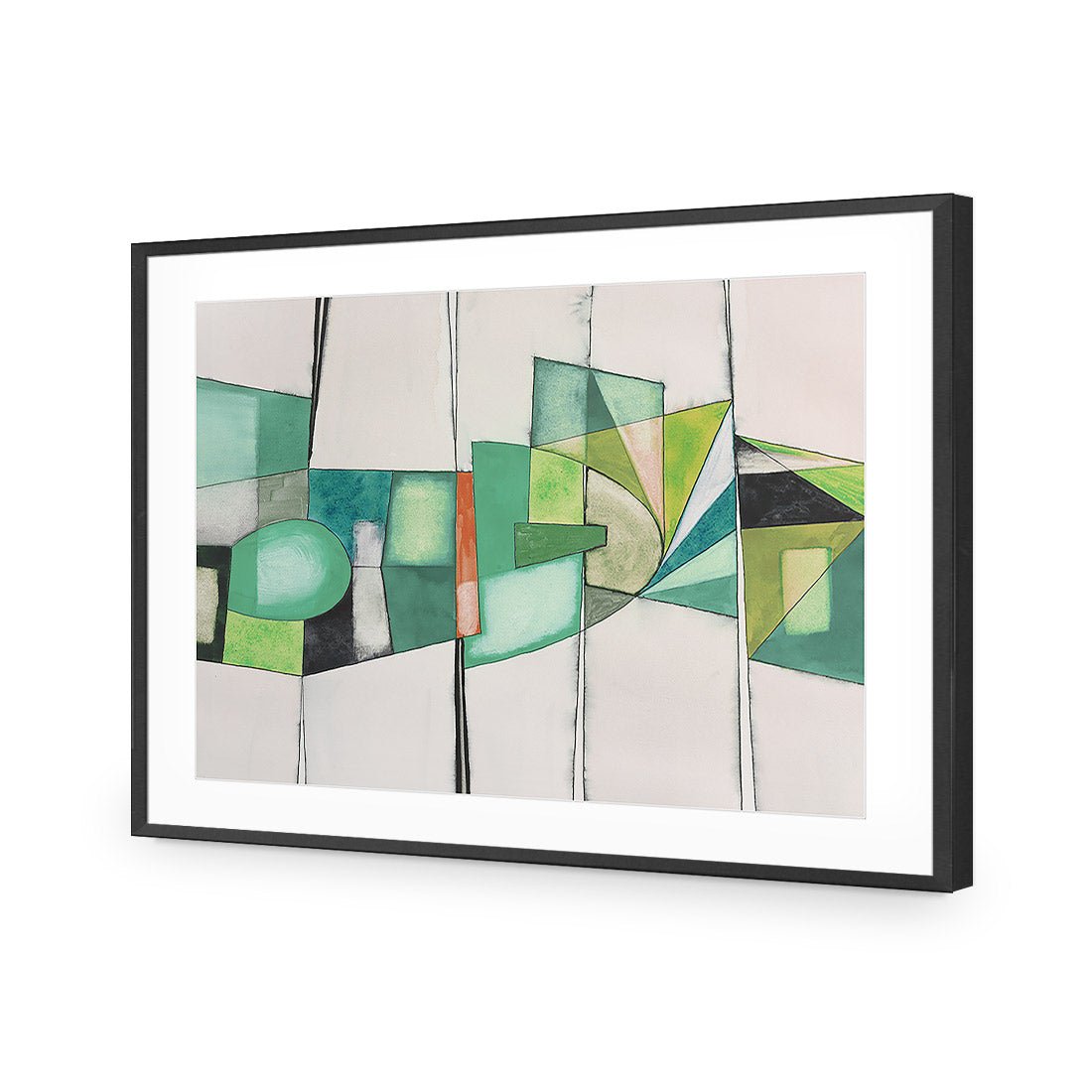 Quirky, Green - Wall Art Designs - 2517_ER_H WAD_AP - 030 - MAT_45x30_S - 2538 - BLK