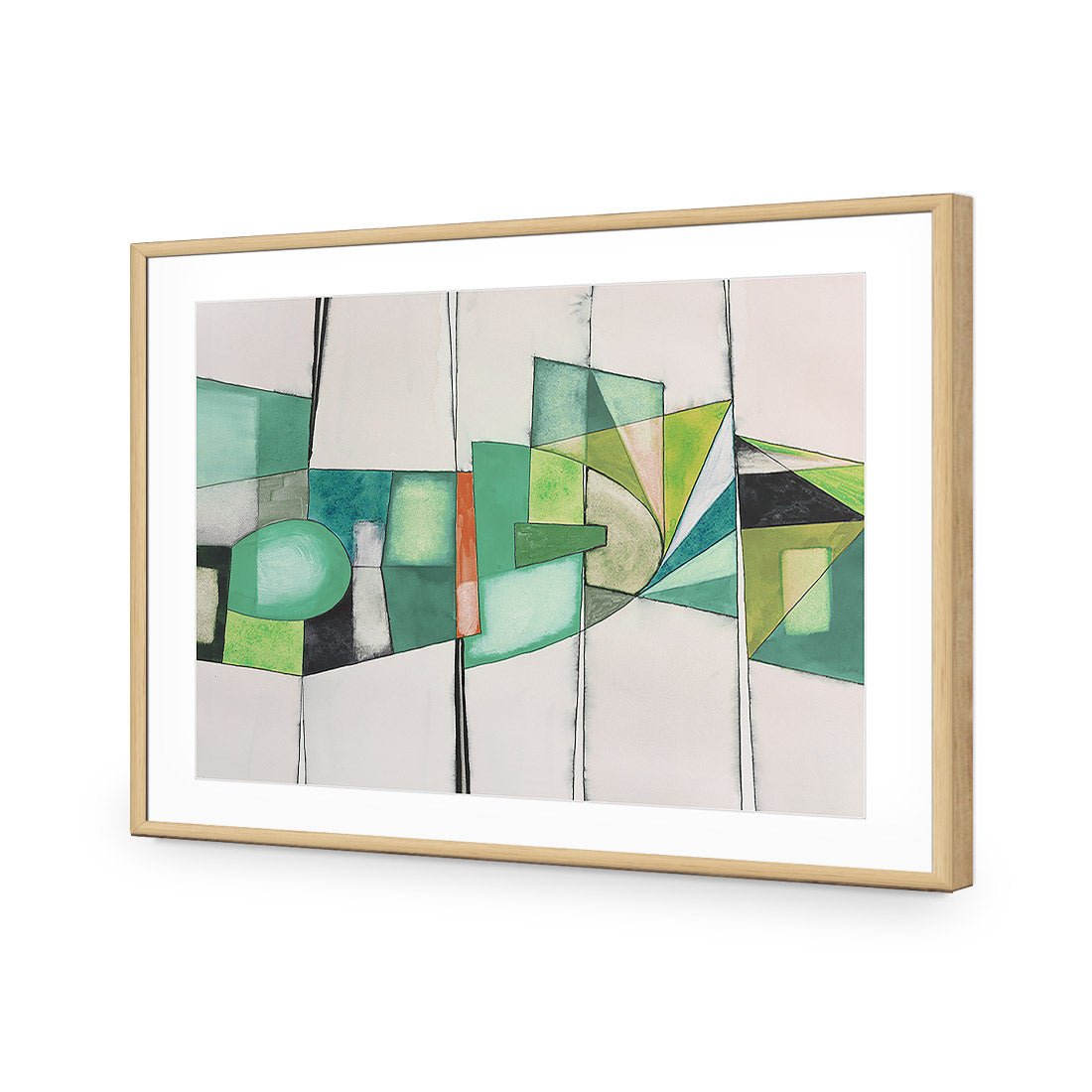 Quirky, Green - Wall Art Designs - 2517_ER_H WAD_AP - 030 - MAT_45x30_S - 2538 - OAK