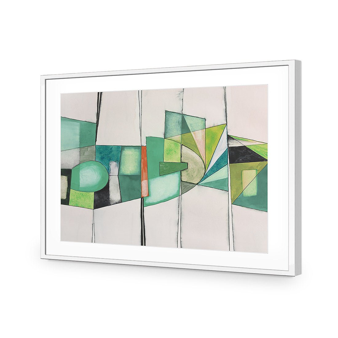 Quirky, Green - Wall Art Designs - 2517_ER_H WAD_AP - 030 - MAT_45x30_S - 2538 - WHT