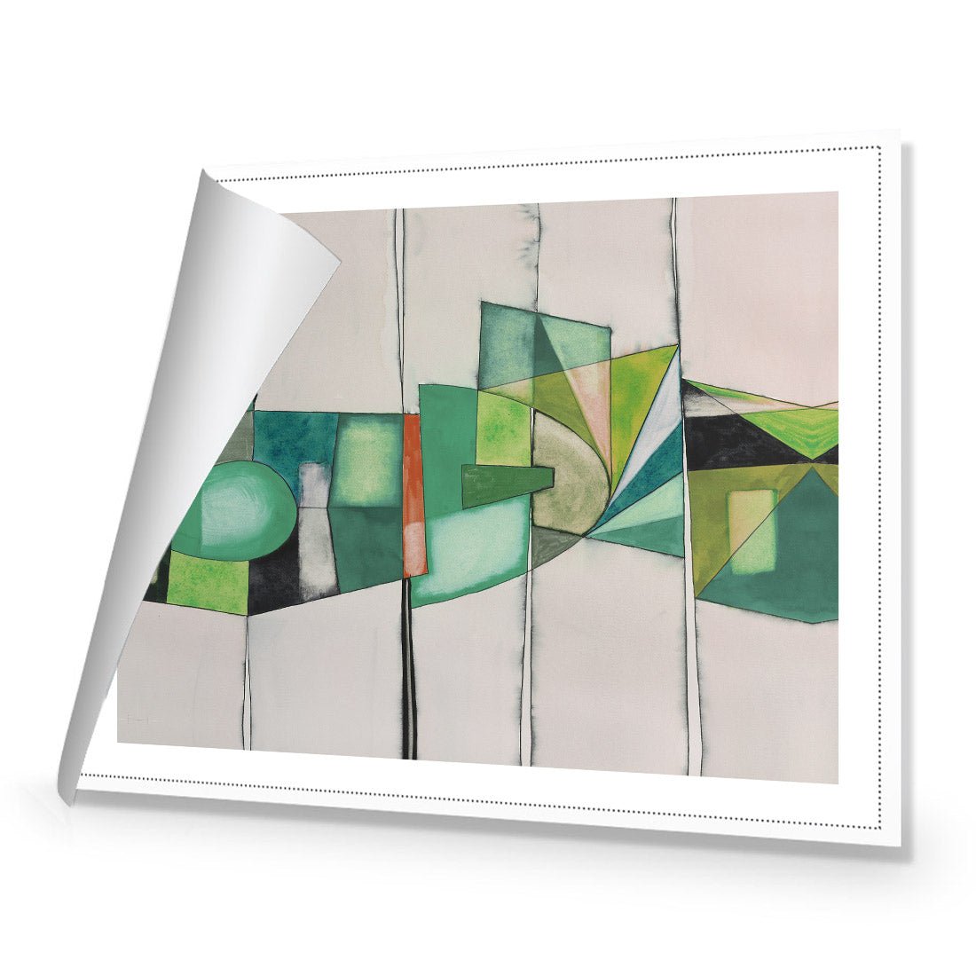 Quirky, Green - Wall Art Designs - 2517_ER_H WAD_CP - MPY - 260 - M - R_45x30_NONE