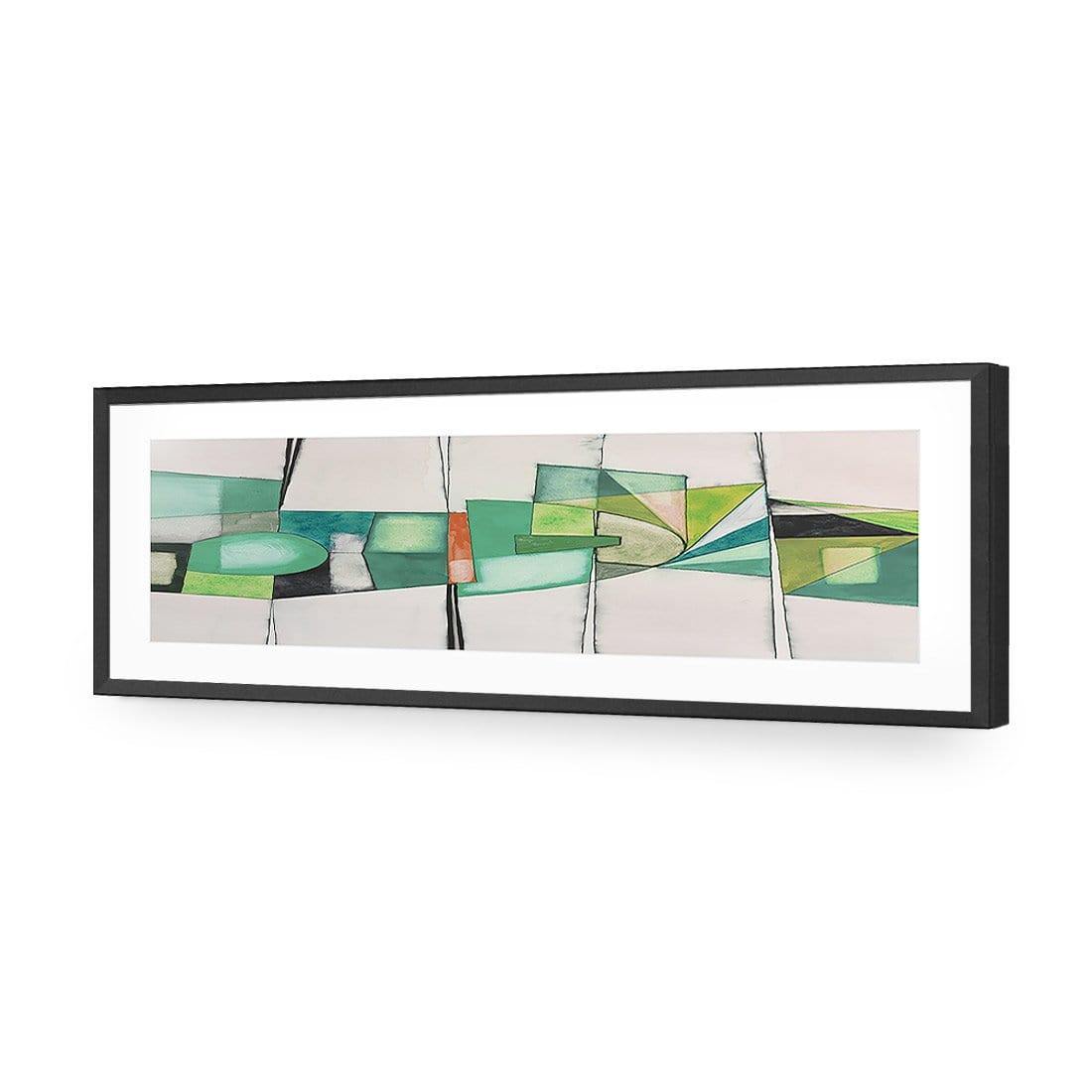 Quirky, Green (long) - Wall Art Designs - 2517_EL_H WAD_AP - 030 - MAT_90x30_S - 2538 - BLK