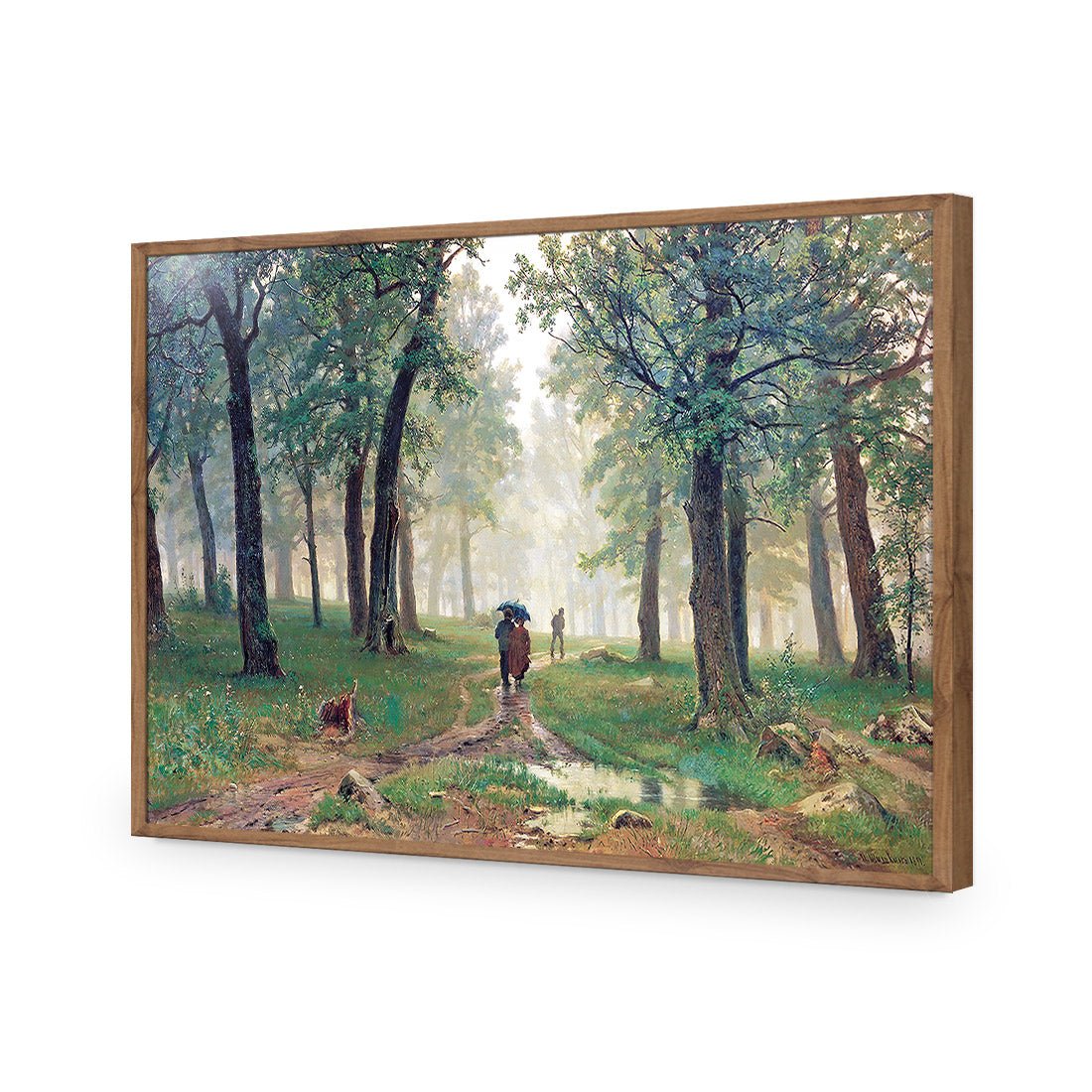 Rain in Oak Forest By Ivan Shishkin - Wall Art Designs - 1338_AR_H WAD_AP - 030 - EDG_45x30_S - 2538 - NAT