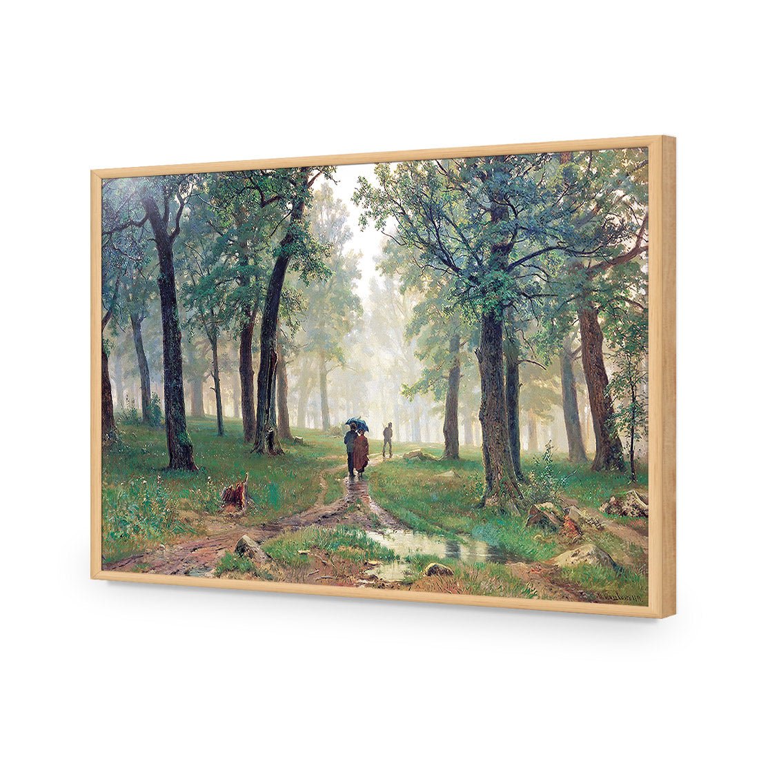 Rain in Oak Forest By Ivan Shishkin - Wall Art Designs - 1338_AR_H WAD_AP - 030 - EDG_45x30_S - 2538 - OAK