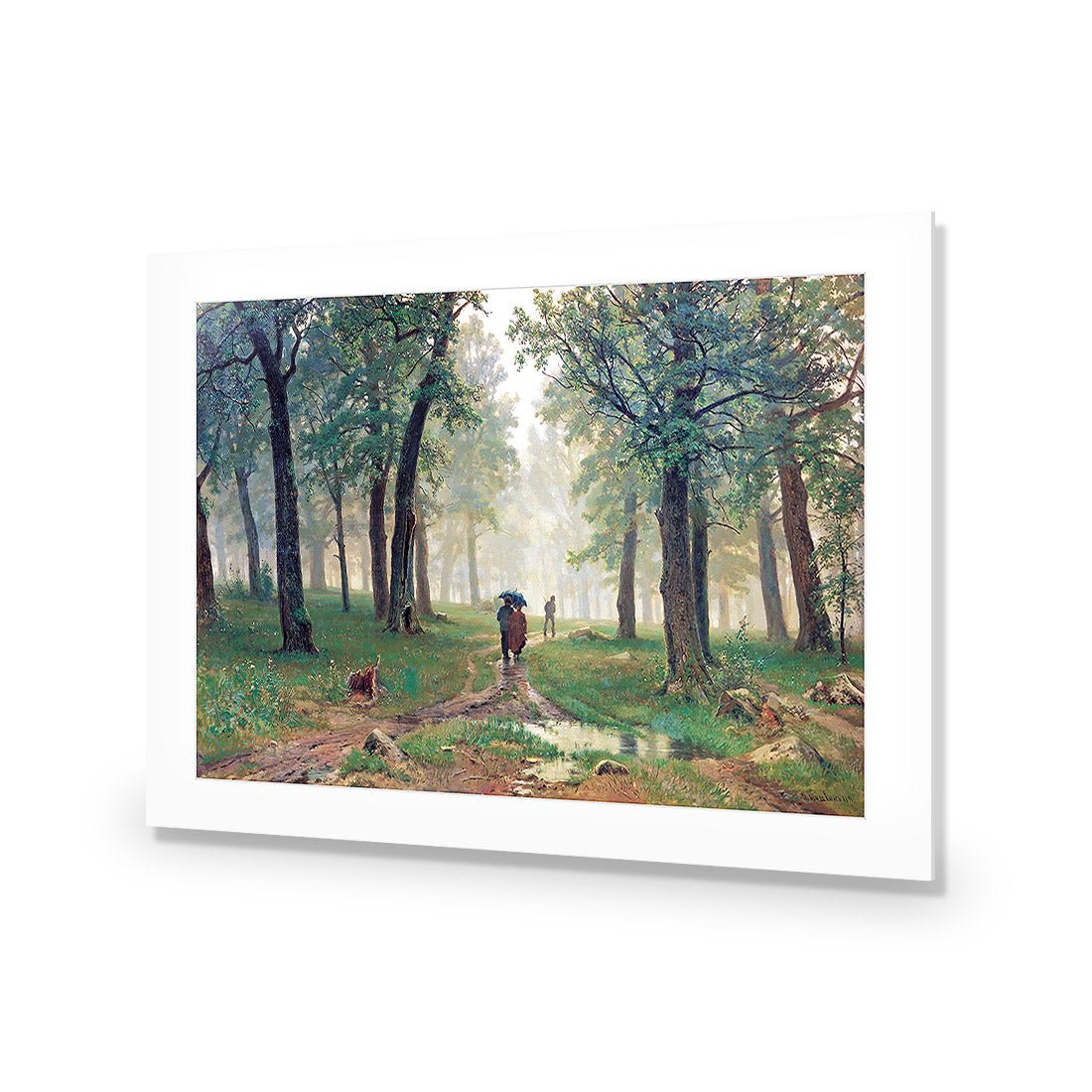 Rain in Oak Forest By Ivan Shishkin - Wall Art Designs - 1338_AR_H WAD_AP - 030 - MAT_45x30_NONE