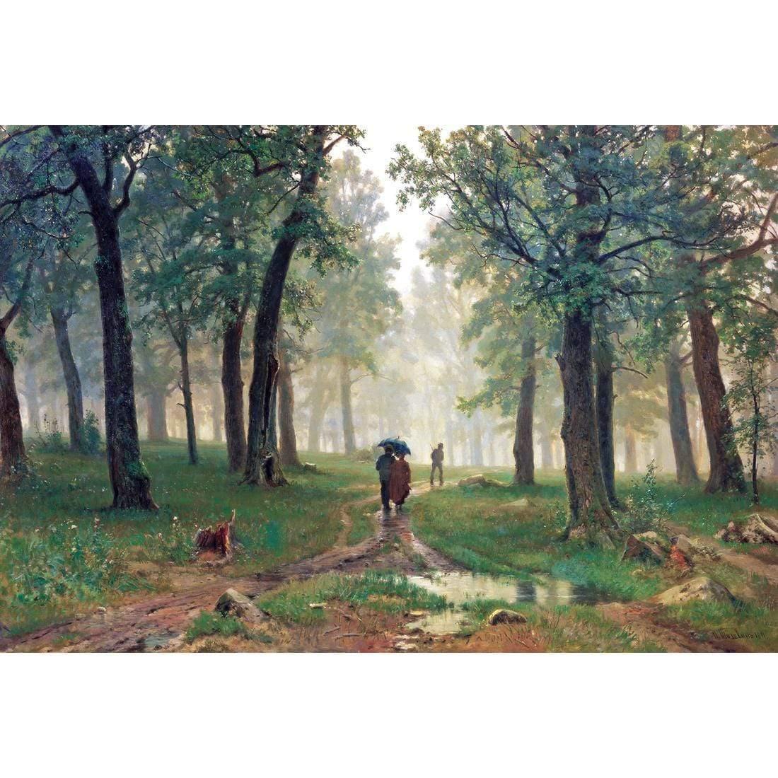 Rain in Oak Forest By Ivan Shishkin - Wall Art Designs - 1338_AR_H WAD_CP - MPY - 260 - M - S - S_45x30_NONE