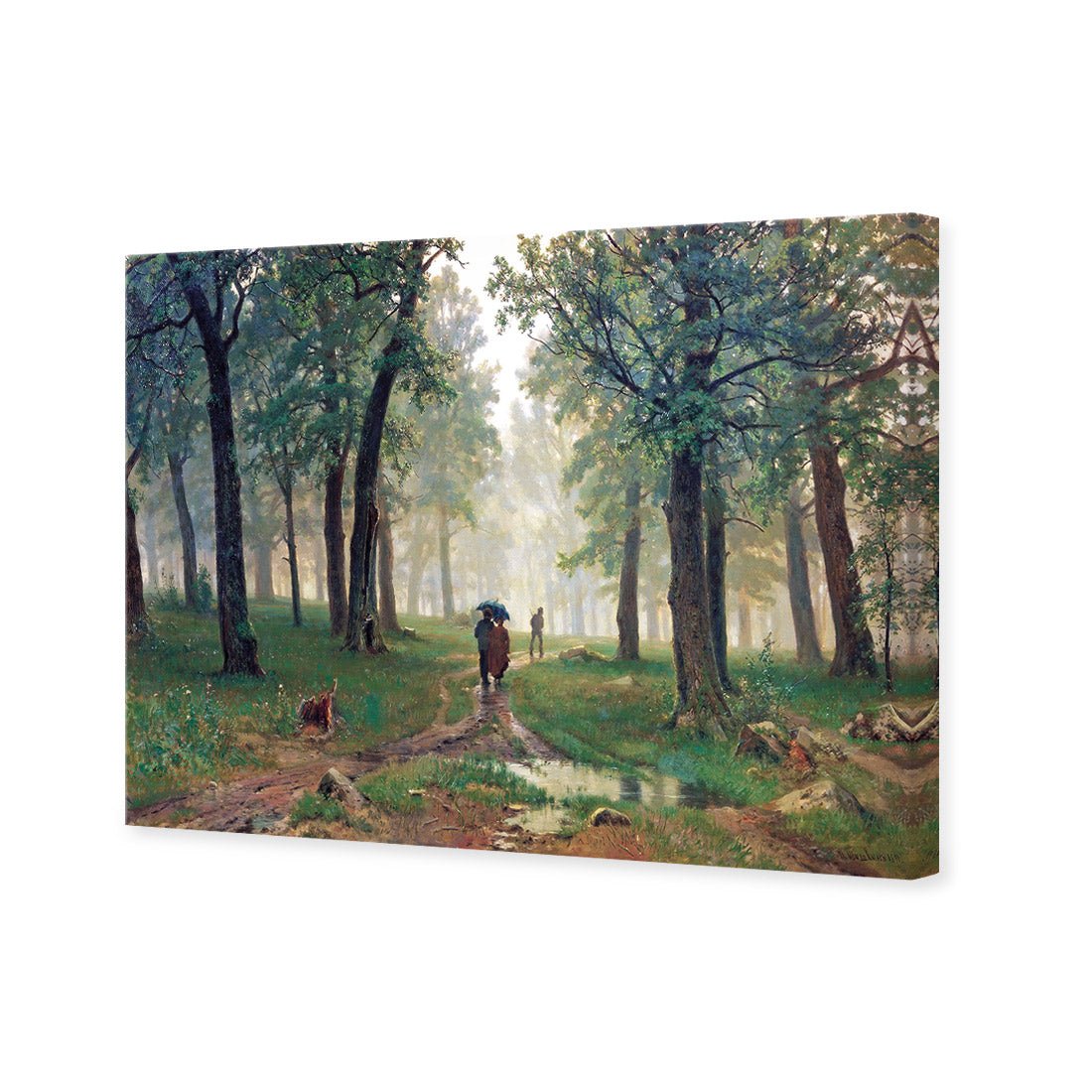 Rain in Oak Forest By Ivan Shishkin - Wall Art Designs - 1338_AR_H WAD_CP - MPY - 260 - M - S - S_45x30_NONE