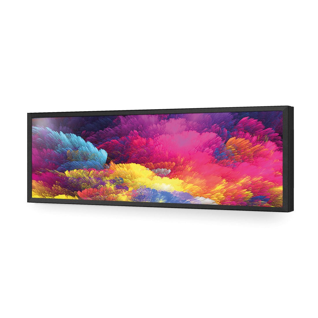 Rainbow Clouds (long) - Wall Art Designs - 2414_AL_H WAD_AP - 030 - EDG_90x30_S - 2538 - BLK