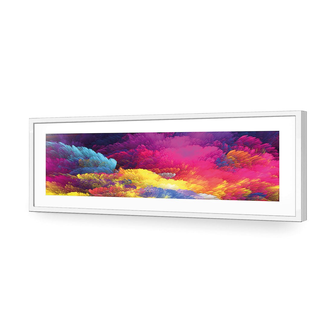 Rainbow Clouds (long) - Wall Art Designs - 2414_AL_H WAD_AP - 030 - MAT_90x30_S - 2538 - WHT