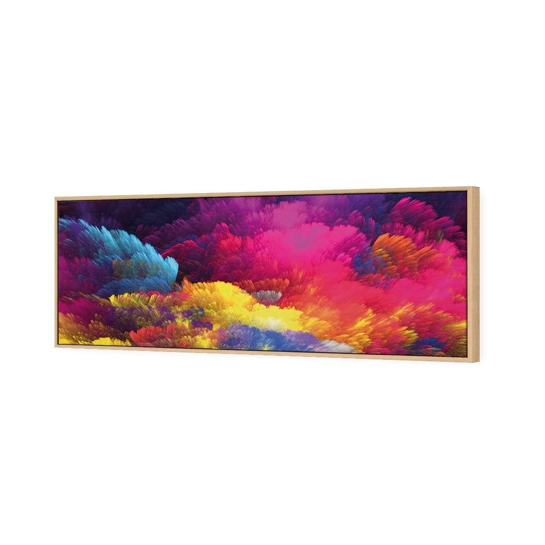 Rainbow Clouds (long) - Wall Art Designs - 2414_AL_H WAD_CP - MPY - 260 - M - S - S_60x20_S - 1550 - OAK