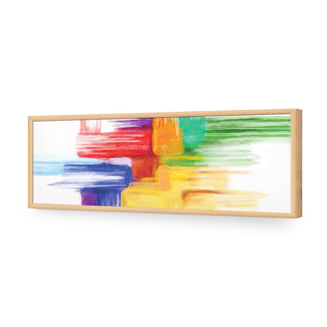 Rainbow Tetris (long) - Wall Art Designs - 799_AL_H WAD_AP - 030 - EDG_90x30_S - 2538 - OAK