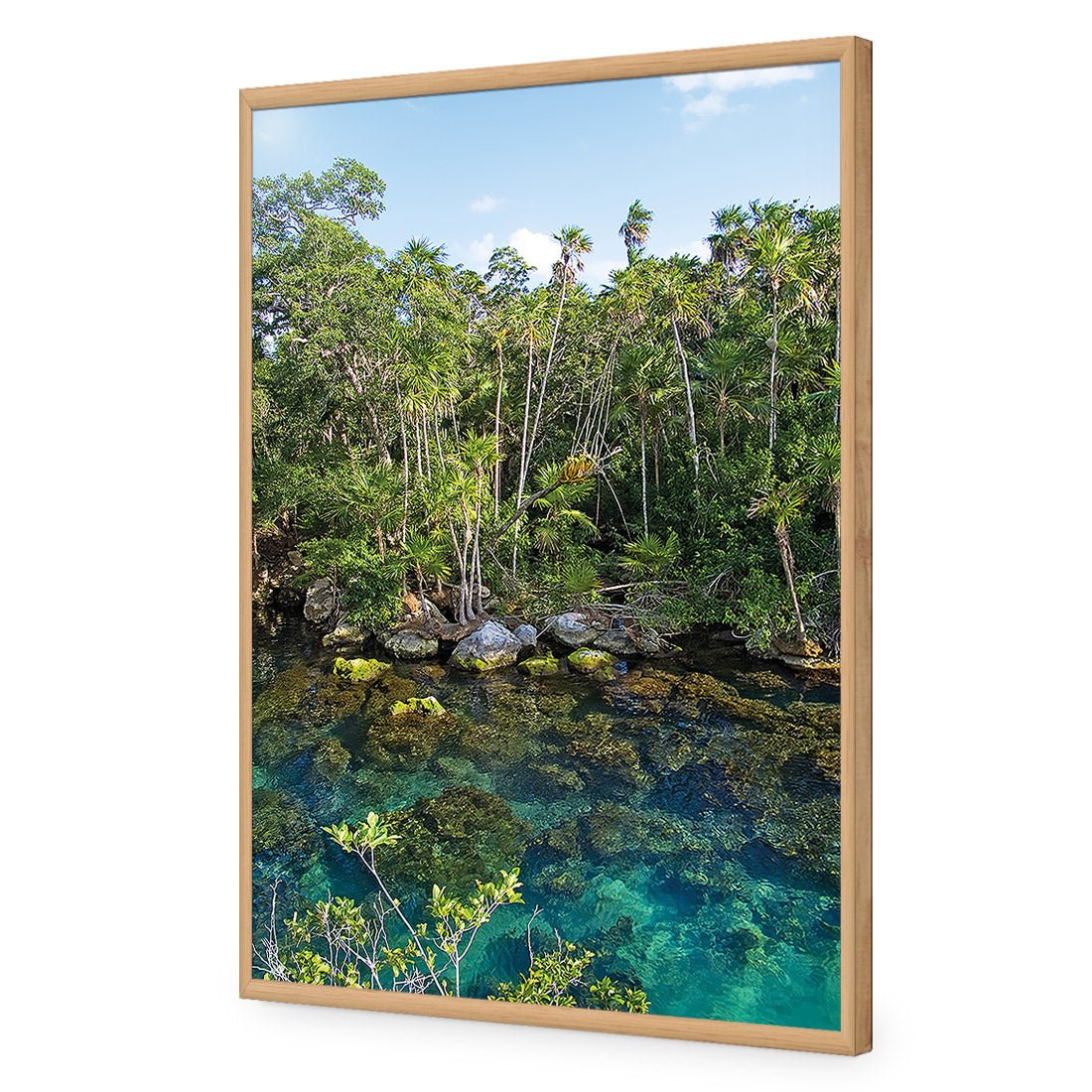 Rainforest Lake (rectangle) - Wall Art Designs - 1033_AR_V WAD_AP - 030 - EDG_45x30_S - 2538 - OAK